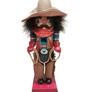 Kurt Adler Holly Adler Hollywood Cowboy Nutcracker 15"